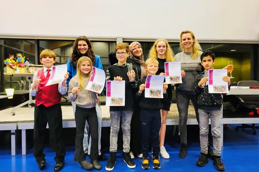 feestelijk afsluiting van de talentenacademie 2022 foto stichting piezo