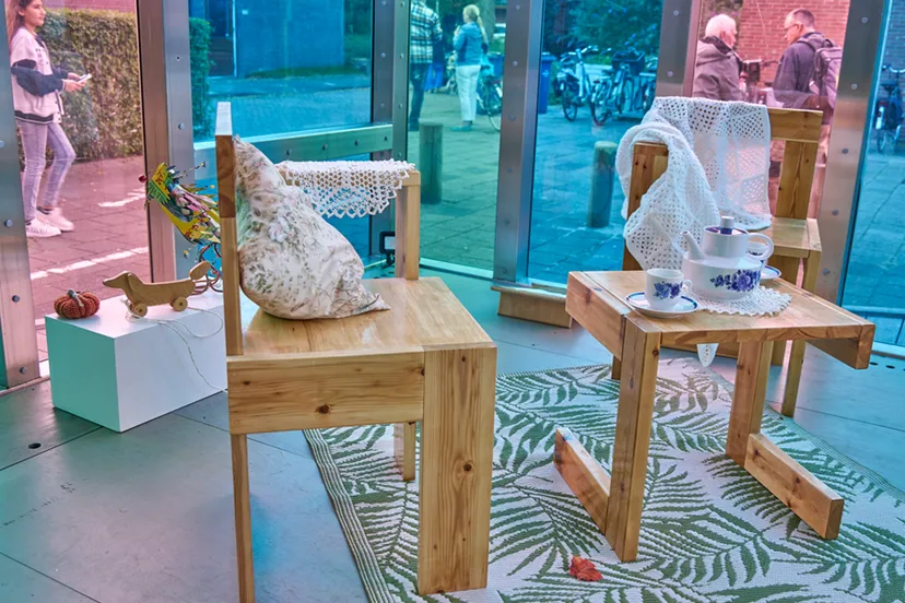 feestelijke opening expositie in het metrum buytenwegh 2 foto leon koppenol