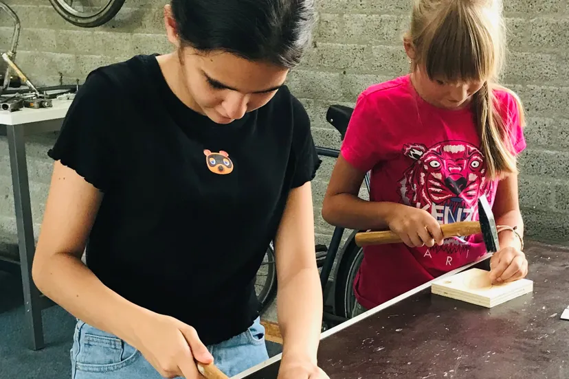 kunstweek in de ambachtenwerkplaats foto stichting piezo