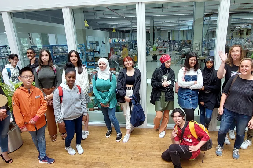 piezo talentenacademie onc parkdreef brengt een bezoek aan biblion fotograaf stichting piezo