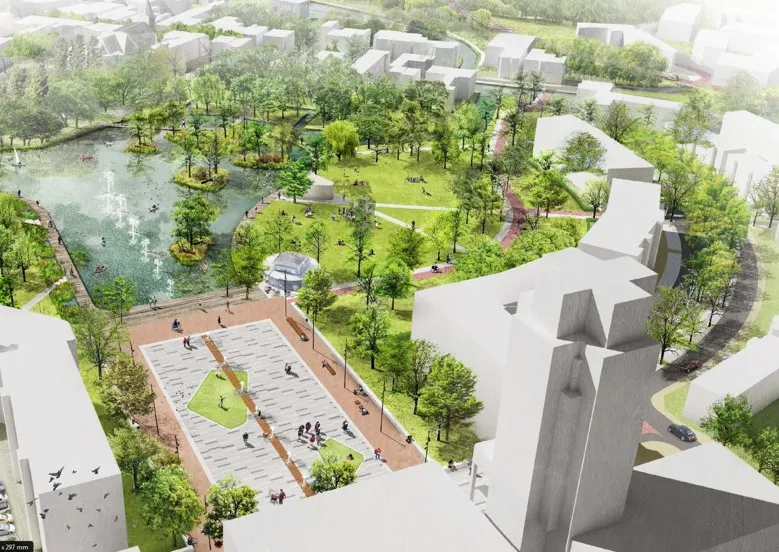 schetsontwerp centraal park