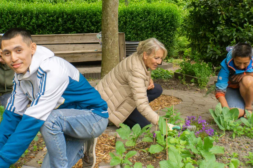 tuinieren beperkt zich niet tot het verzorgen van bloemen en planten fotograaf jeroen stahlecker