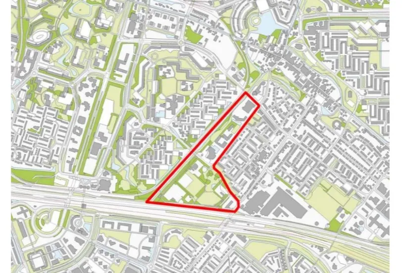 vernedepark en omgeving paltelaan