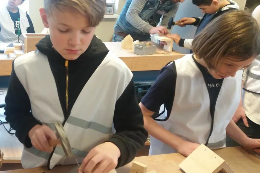 vogelhuisjes timmeren kinderen ta20322