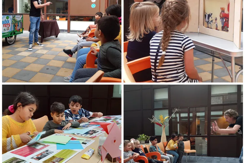 voorleesexpress en boekfiets fotograaf stichting piezo