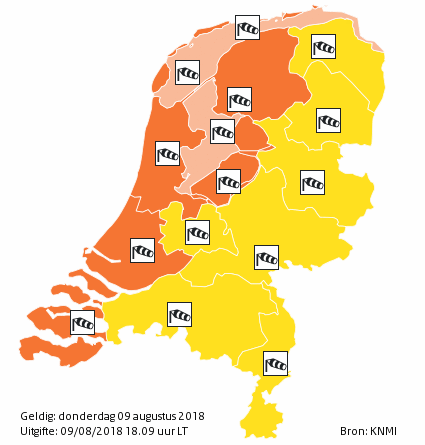 waarschuwing land 0 new