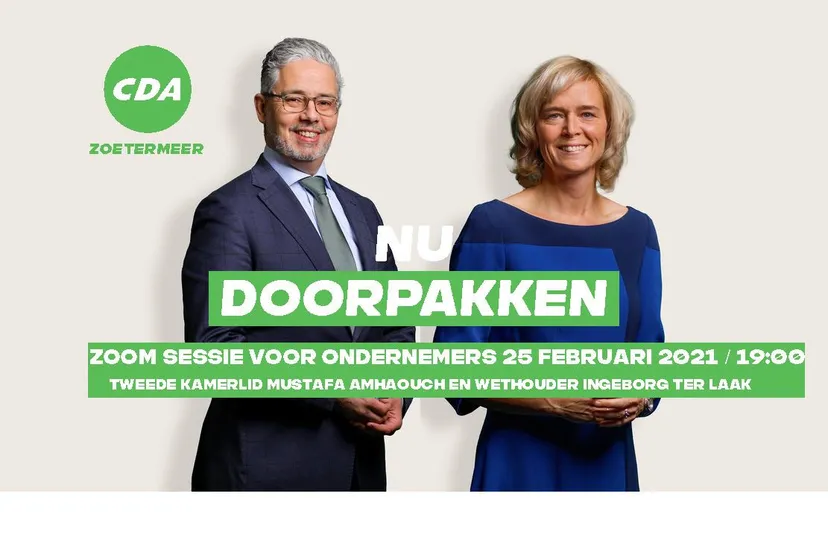 zoom sessie cda zoetermeer