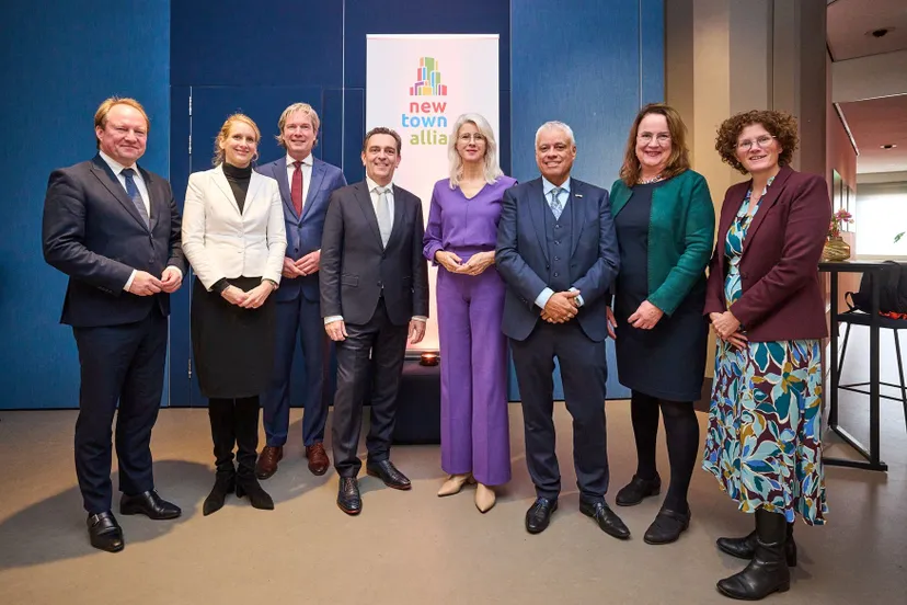 burgemeesters new town alliantie met minister keijzer