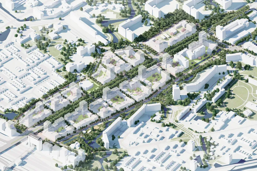 Luchtimpressie Entree - copyright BURA