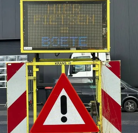Matrixbord Hier fietsen_boete