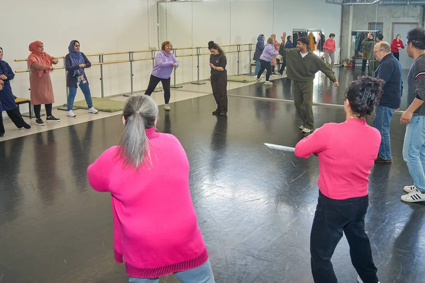 Deelnemers ‘Voel je goed’ in beweging bij CKC Zoetermeer - fotograaf Leon Koppenol