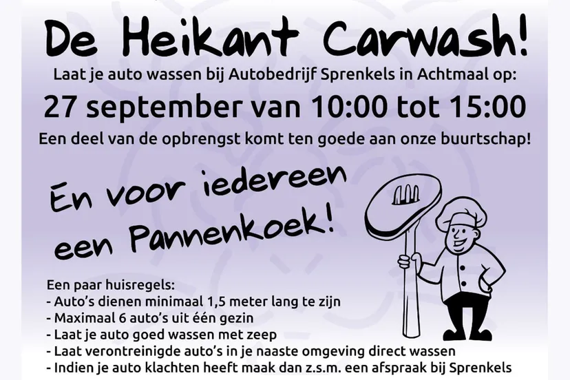 heikant carwash 27 september