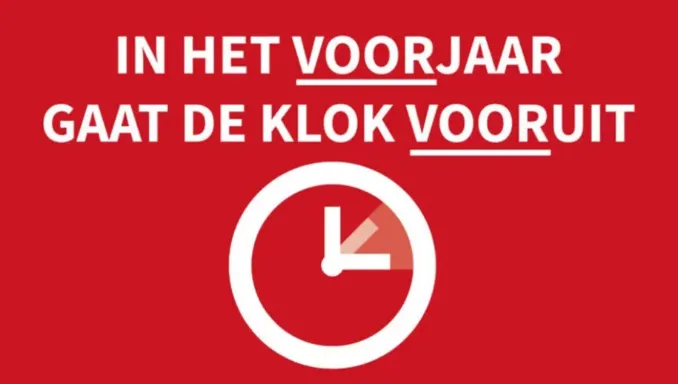 klok vooruit