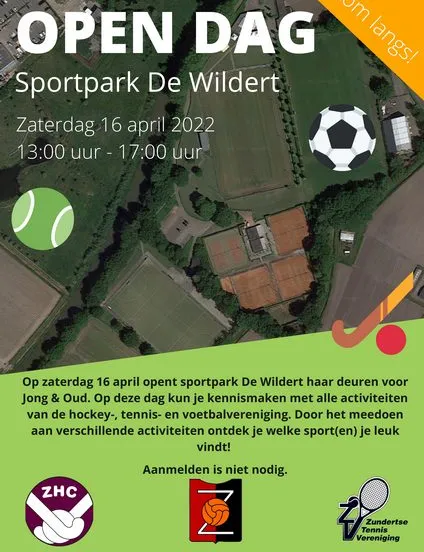 open dag sportpark de wildert