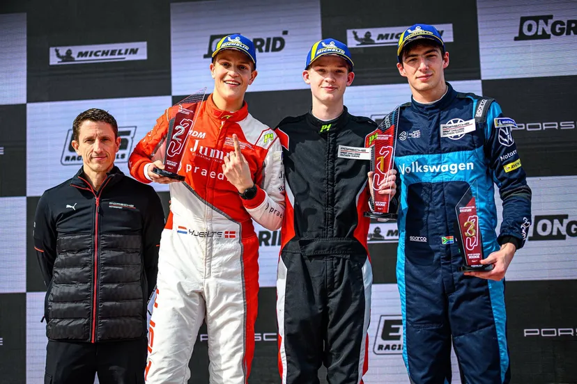 milan marczak midden wint porsche sprint challenge southern europe