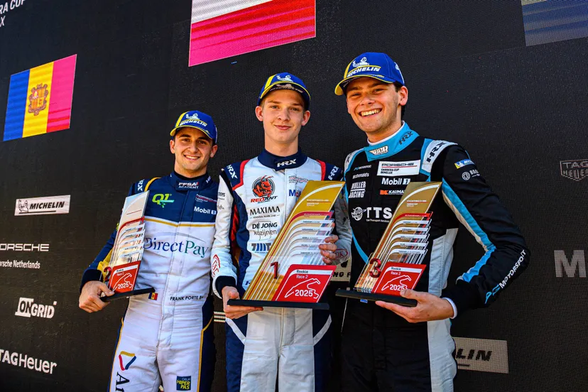 milan marczak 2 x winst podium spa francorchamps porsche carera benelux cup
