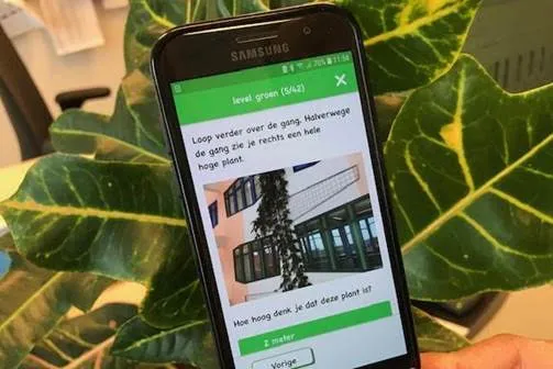 groene speurrouteapp isala
