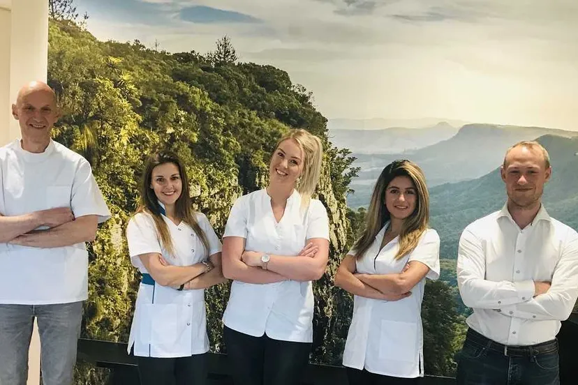 de lieve tandsarts en mondhygienist