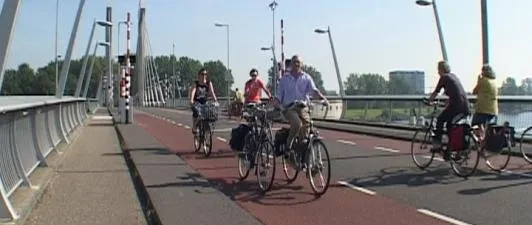 fietsers bovenmatig tevreden