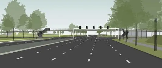 impressie fietsbrug n35 bij kruising oldeneelallee voor web