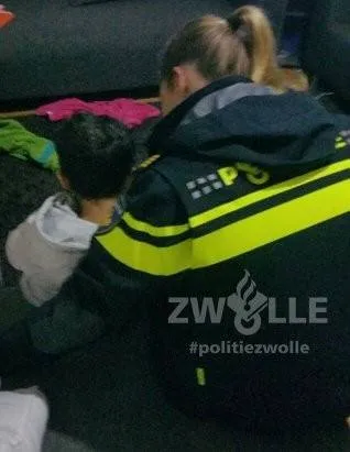 politie troost kind