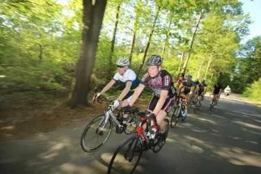 tourfietser krijgt de ruimte