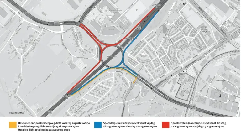 wegwerkzaamheden augustus 2023