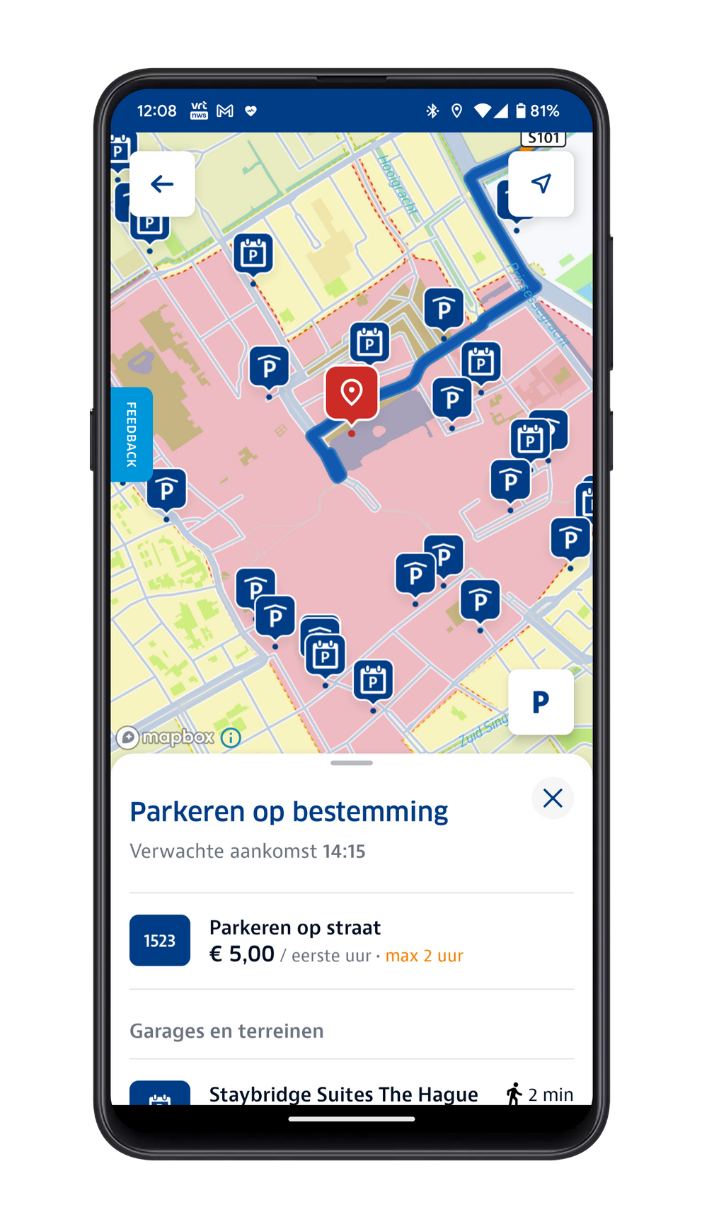 Willen binnen uitbreiden ANWB Onderweg-app toont nu parkeerzones tijdens navigeren