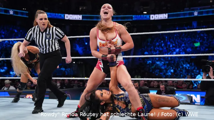 "Rowdy" Ronda Rousey macht sich weiterhin für die Frauen im Wrestling stark / Foto: (c) WWE