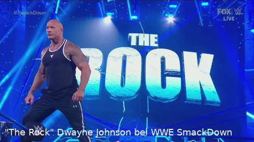 "The Rock" Dwayne Johnson bei WWE SmackDown
