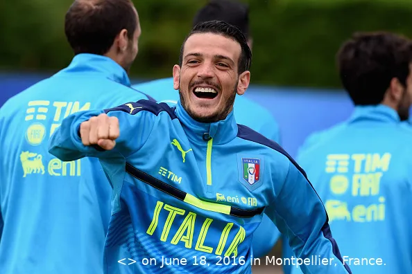 florenzi sorriso allenamento italia