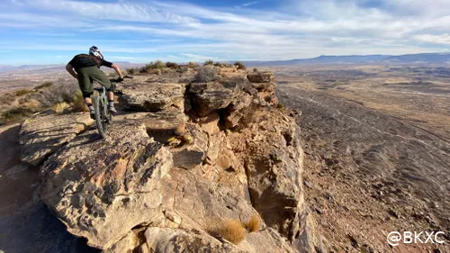 Brian en Saint George, Utah, EE.UU. (en la foto está su compañero Youtuber 'The Singletrack Sampler)