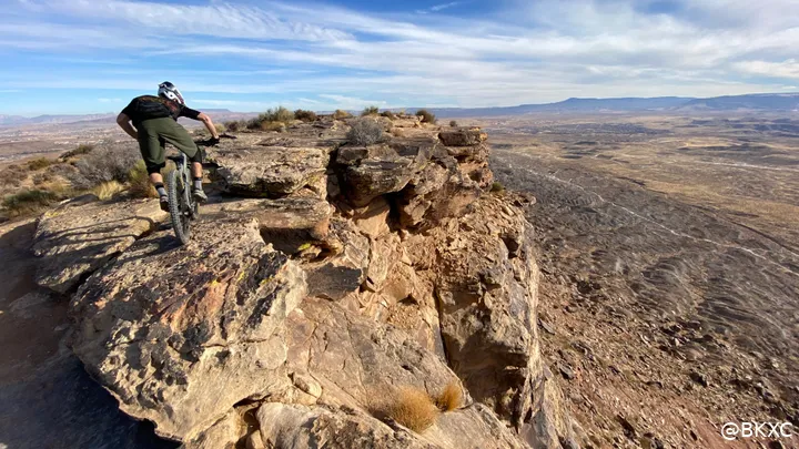 Brian en Saint George, Utah, EE.UU. (en la foto está su compañero Youtuber 'The Singletrack Sampler)
