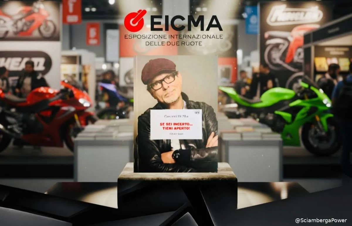 Ad Eicma la biografia di Giovanni Di Pillo presentata nell'area Federmoto Italiana