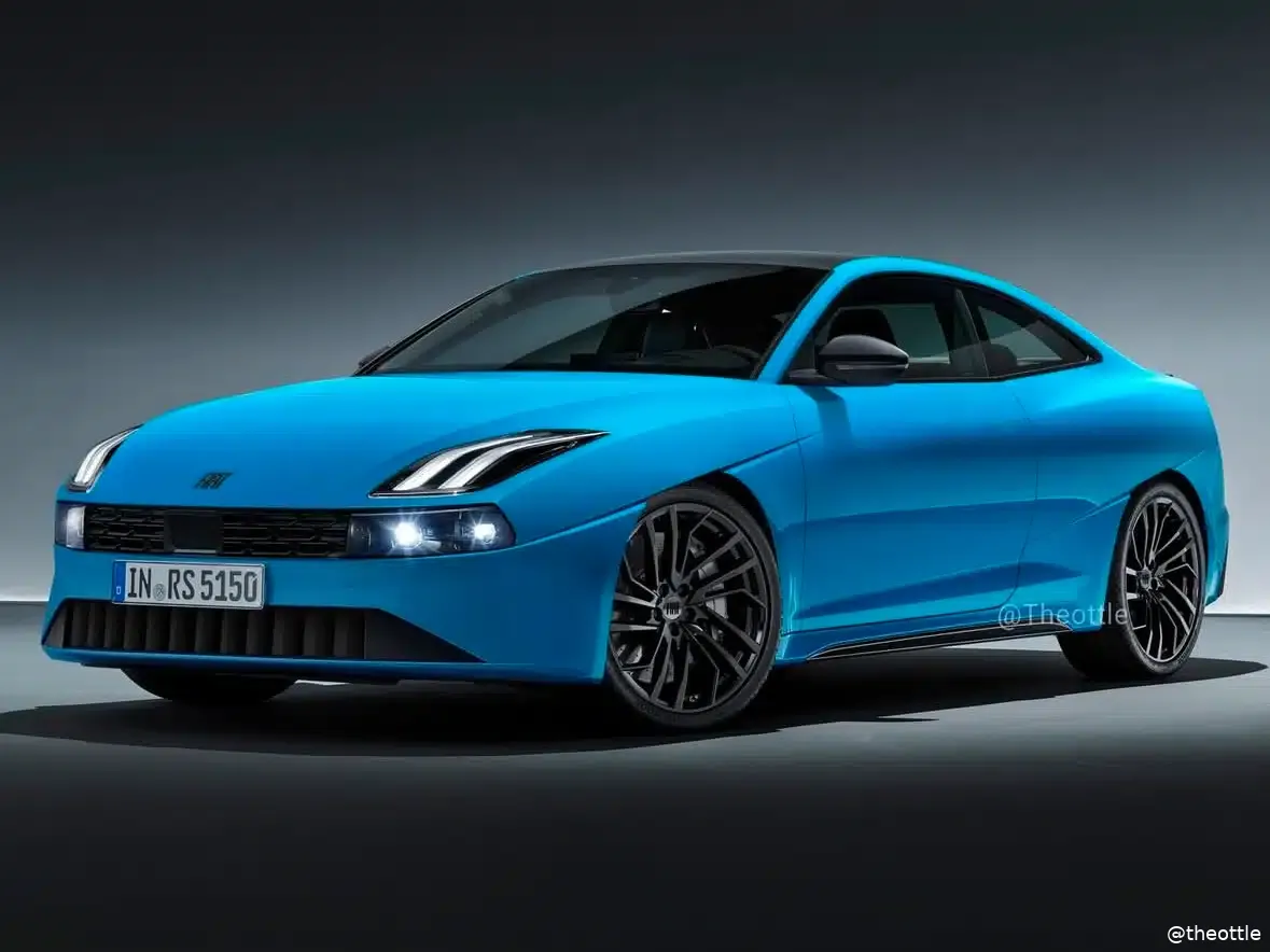 fiat coupe render at theottle