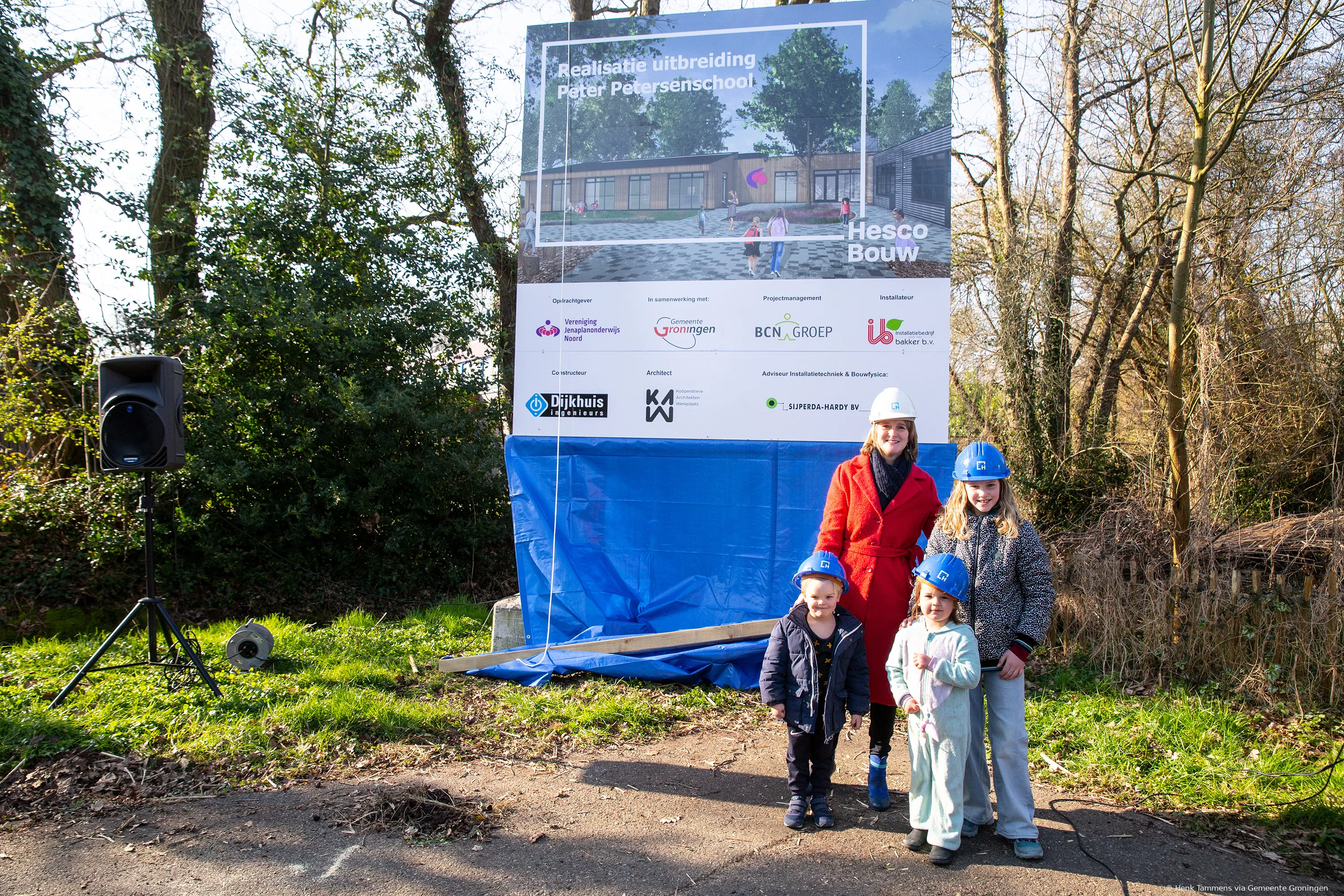 start bouw van de peter petersenschool in haren 1 henk tammens