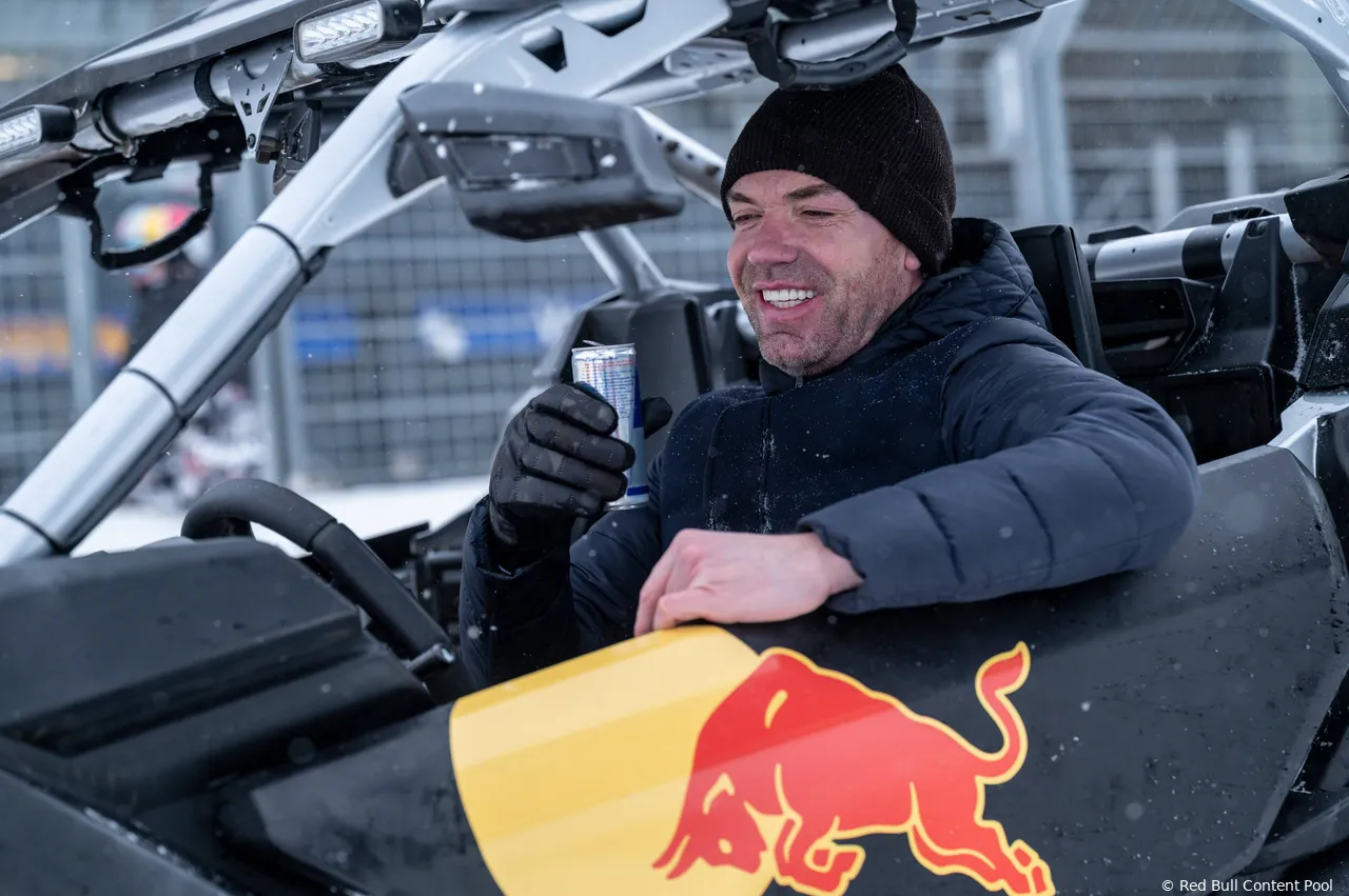 Robert Doornbos in Zandvoort with Red Bull