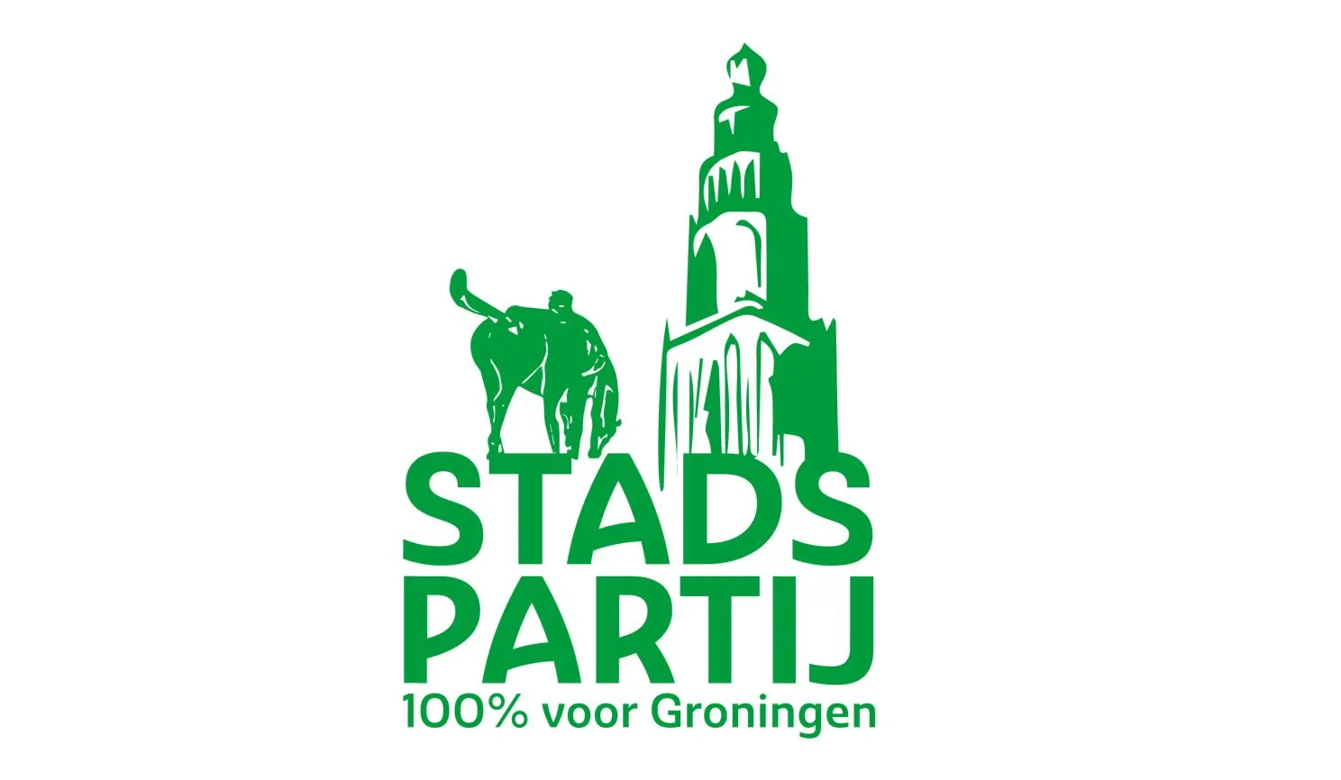 stadspartij 100 voor groningen logo