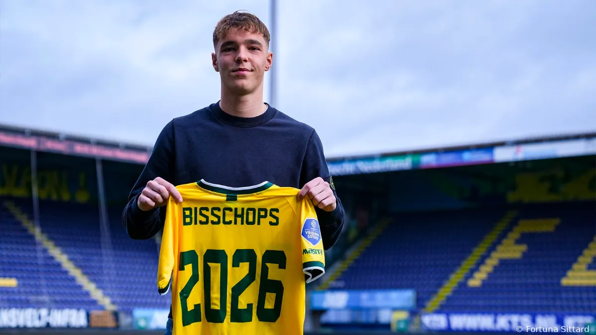 daan bisschops profcontract fortuna sittard