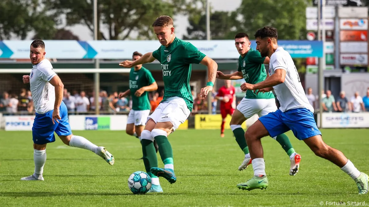 foto oefenduel fortuna sittard bij eindse boys