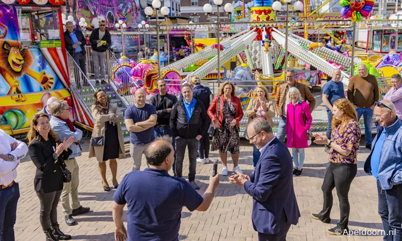 kermis op marktplein kl