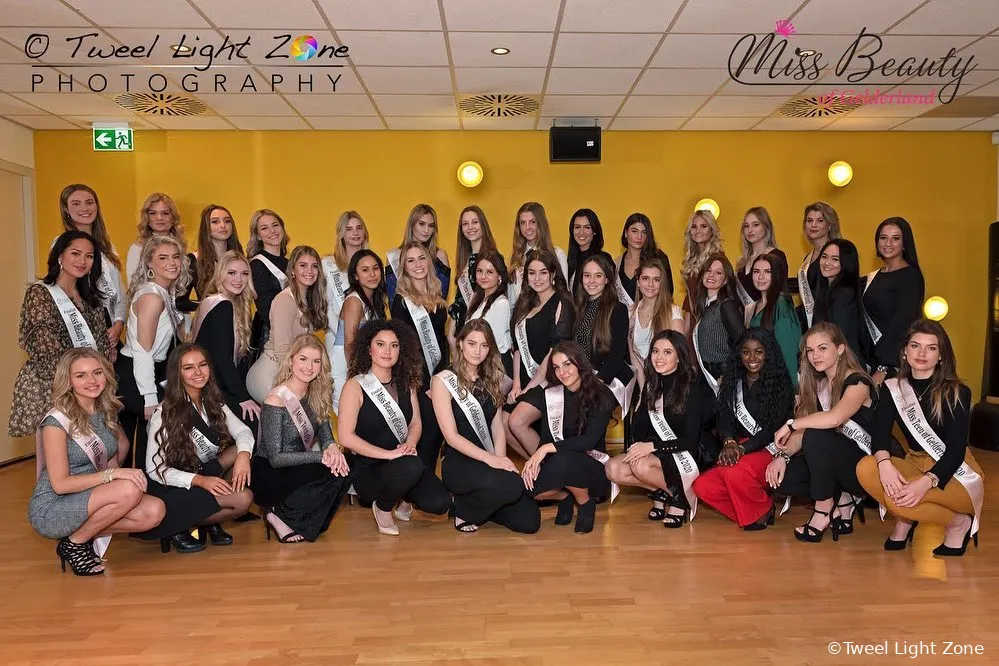 groepsfoto miss beauty gelderland tweel light zone