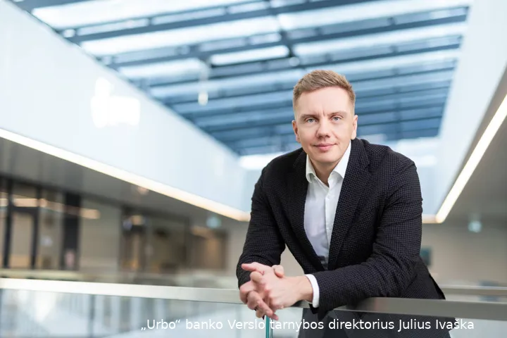 &nbsp;„Urbo“ banko Verslo tarnybos direktorius Julius Ivaška