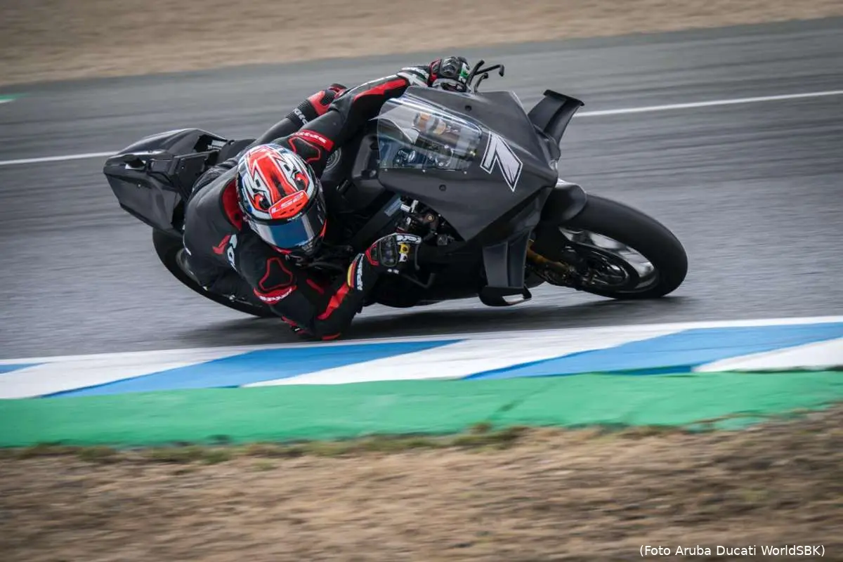 Iker Lecuona Ducati Superbike SBK Test Jerez