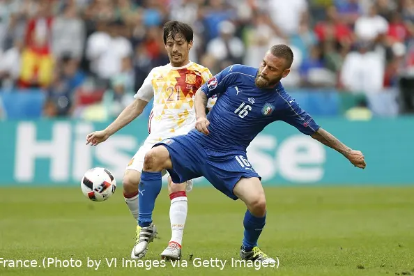 de rossi silva italia spagna
