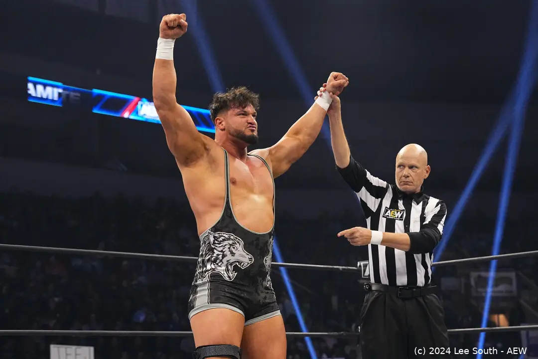 Wardlow gewann im Februar 2024 sein letztes Einzel-Match bei AEW