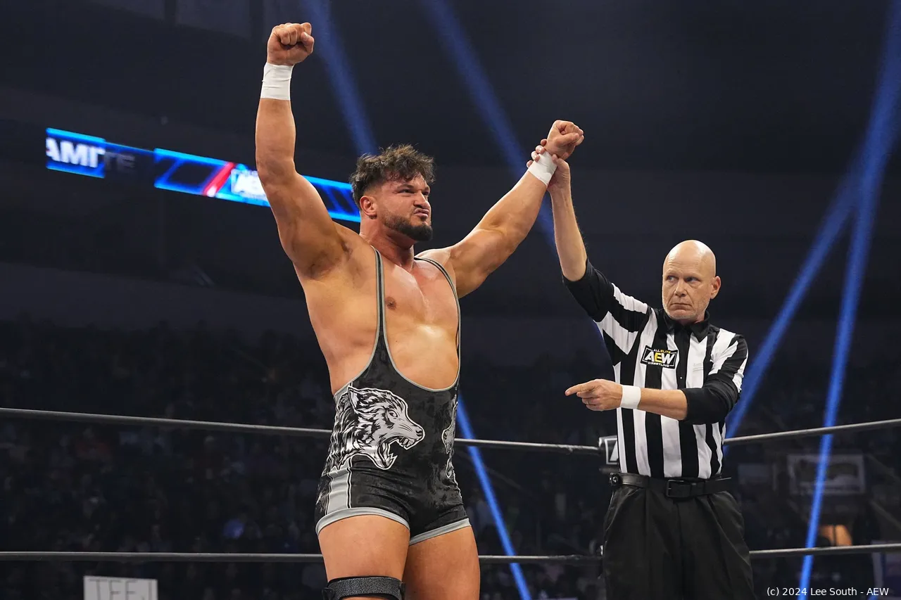 Wardlow gewann im Februar 2024 sein letztes Einzel-Match bei AEW
