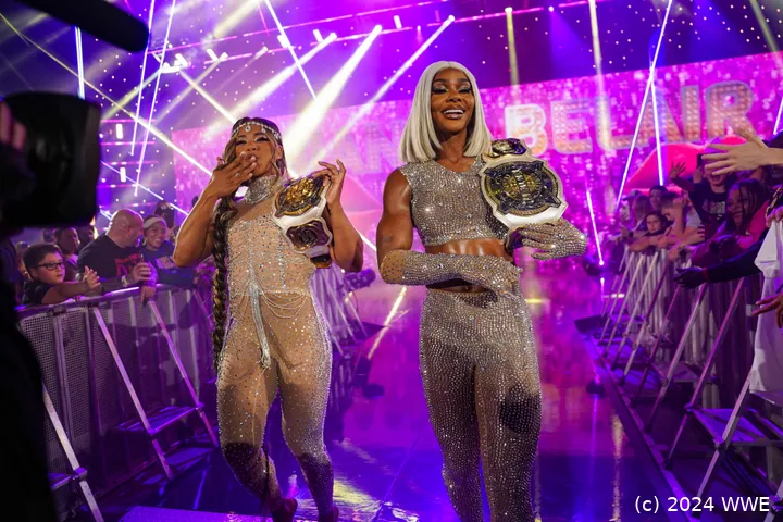 wwe womens tag team champions bianca belair und jade cargill r