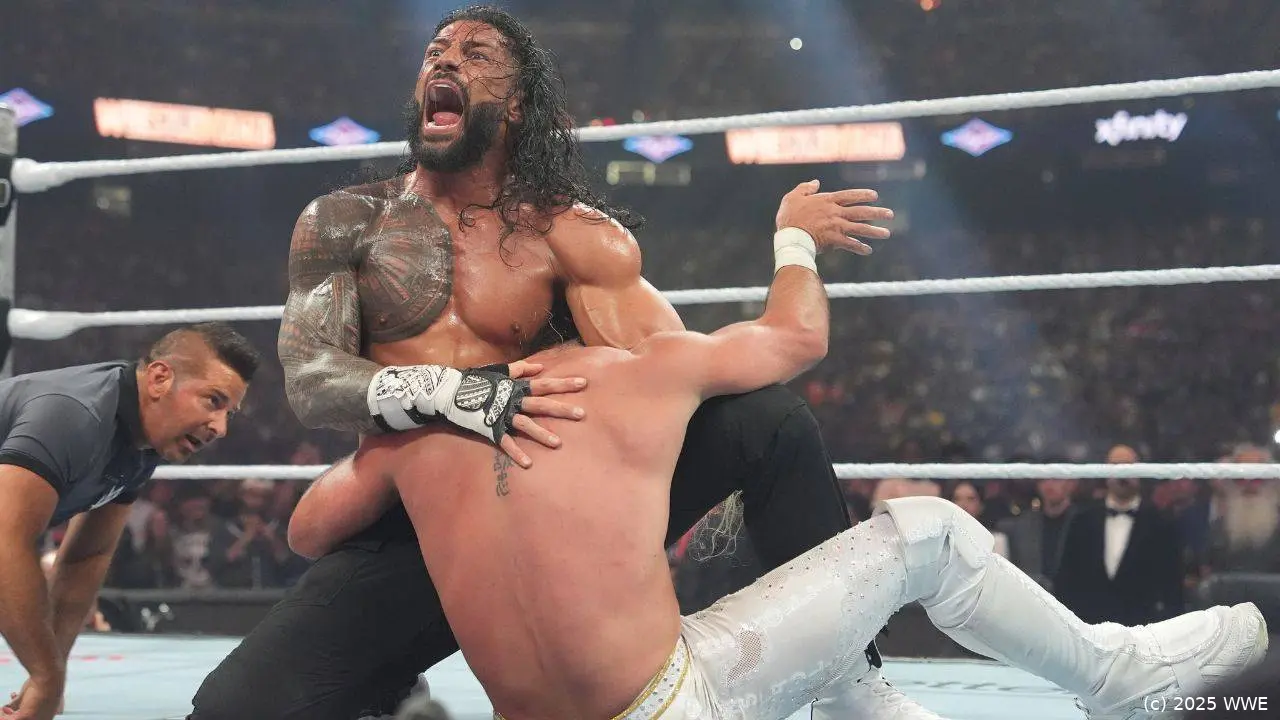 wwe roman reigns seth rollins wrestlemania 41
