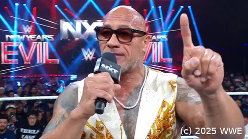 wwe nxt 070125 the rock